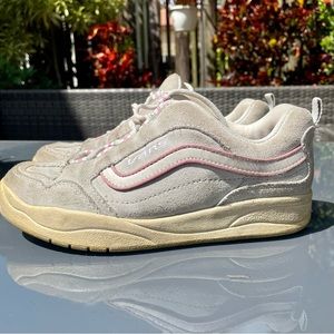 Vintage 1990s Vans Sneaker - Grey & Pink,  Size 7